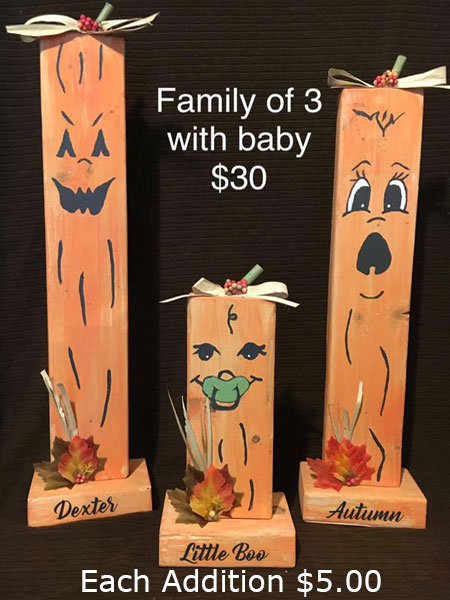 Halloween Pumpkin Family